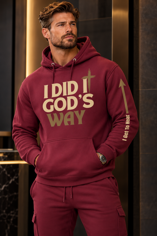 I Did It God's Way Premium Hoodie