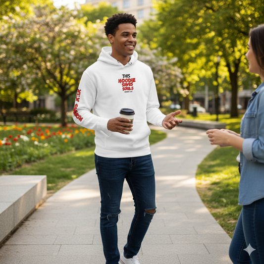 This Hoodie Saves Souls – Romans X:IX Premium Hoodie