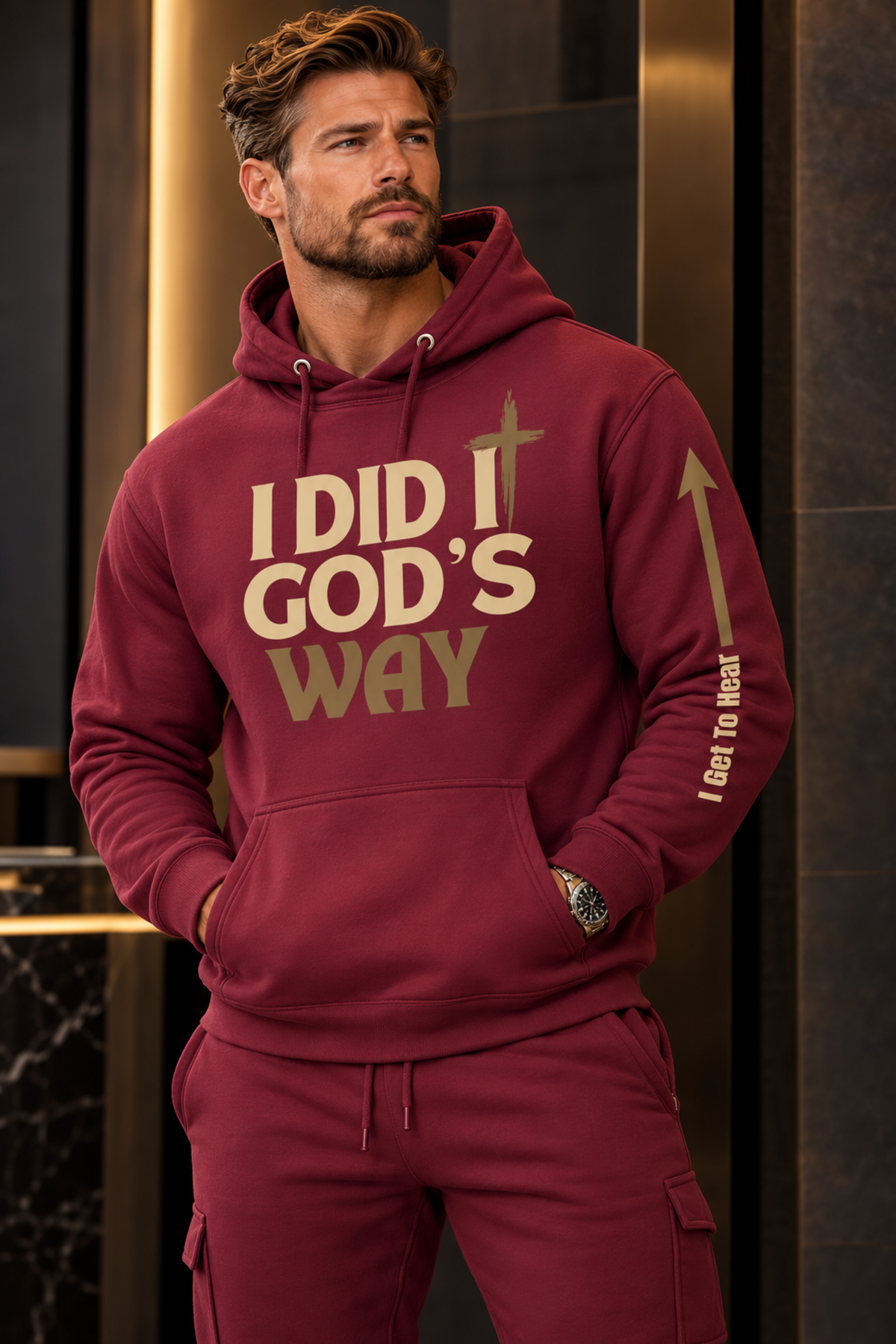 I Did It God's Way Premium Hoodie