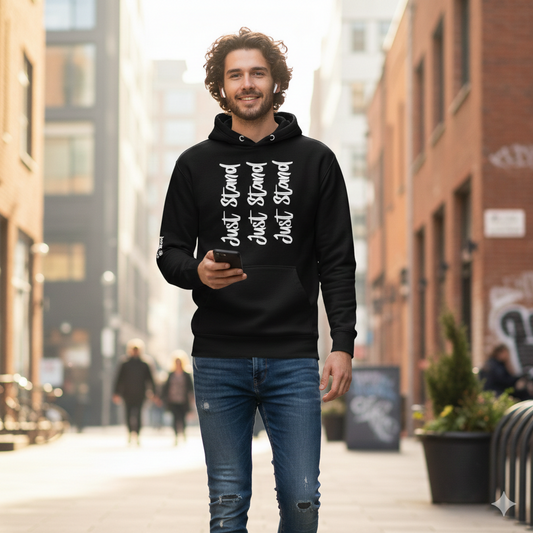 Just Stand Cursive Unisex Hoodie