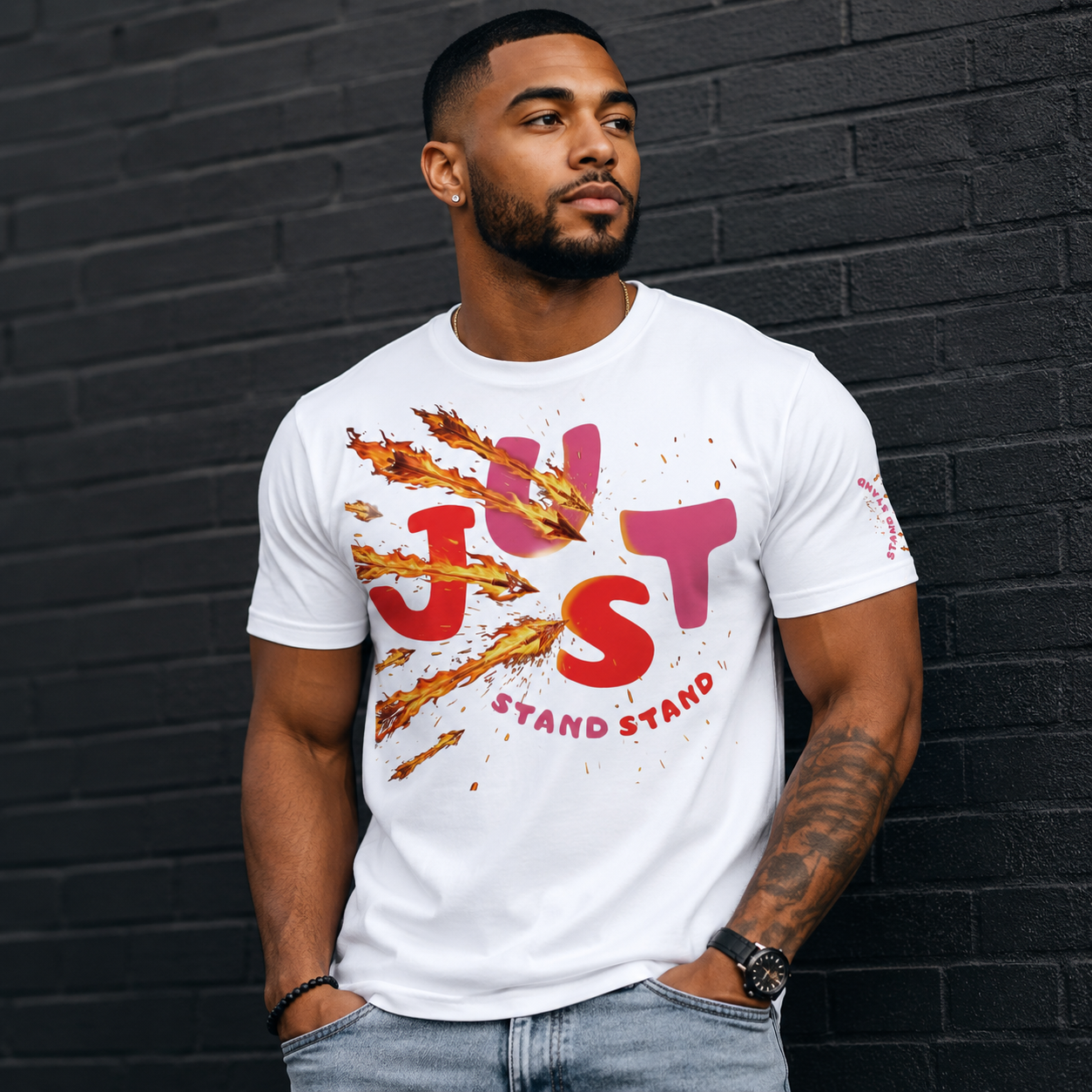 Just Stand Short-Sleeve Unisex T-Shirt