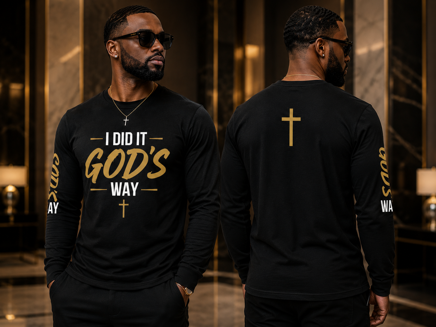 I Did It God's Way Unisex Long Sleeve Tee