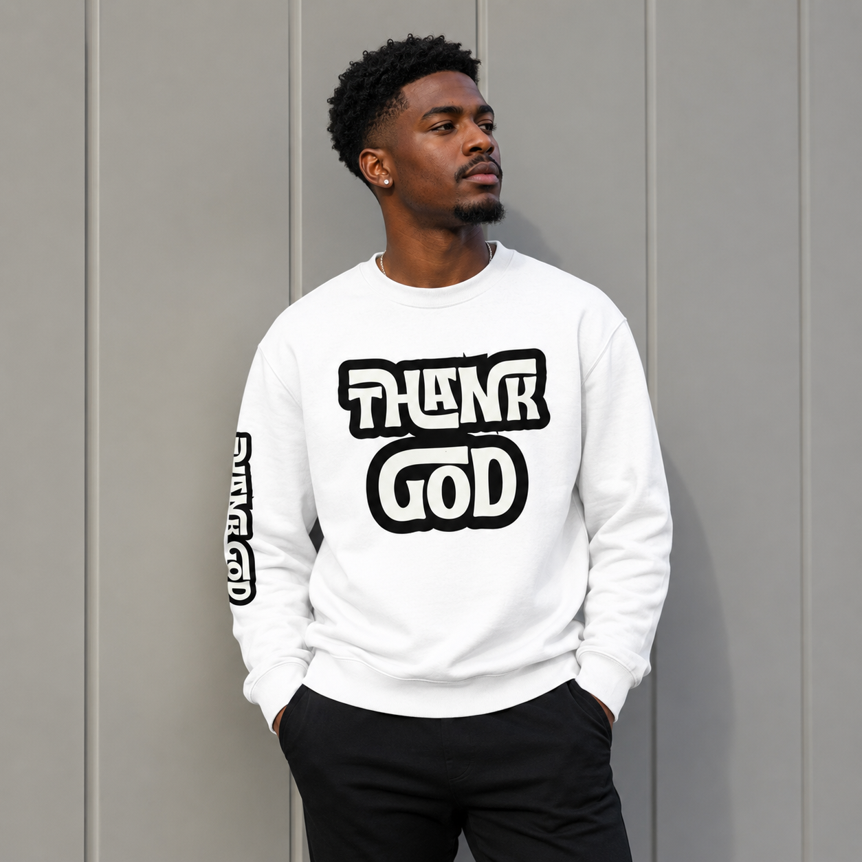 Thank God Unisex Premium Sweatshirt
